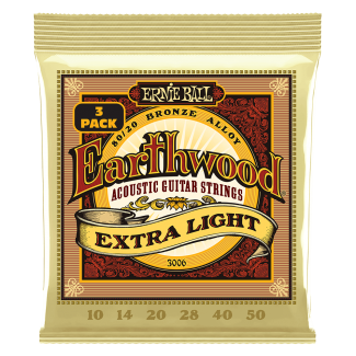 EARTHWOOD BRONZE EXTRA Light 10-50 3 PACK
