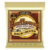 EARTHWOOD BRONZE ROCK&BLUES 10-52 3 PAck