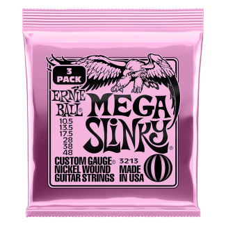 NICKEL WOUND Mega SLINKY 10.5-48 3 Pack