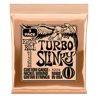 NICKEL WOUND Turbo SLINKY 9.5-46 3 Pack