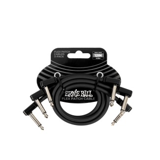 Flex Patch Kábel 30cm 3 Pack Black