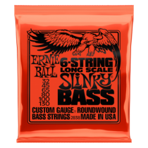 Nickel Wound 6 String Slinky Long Scale Bass 32-130