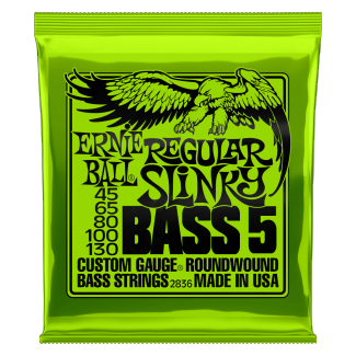 Nickel Wound Regular Slinky Bass 5 String 45-130