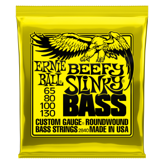 Nickel Wound Beefy Slinky Bass 65-130